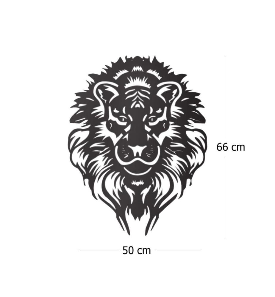 Decorative Metal Wall Accessory, Black, Metal
