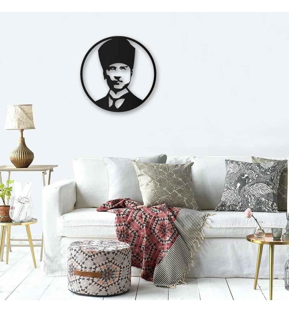 Decorative Metal Wall Accessory, Black, Metal