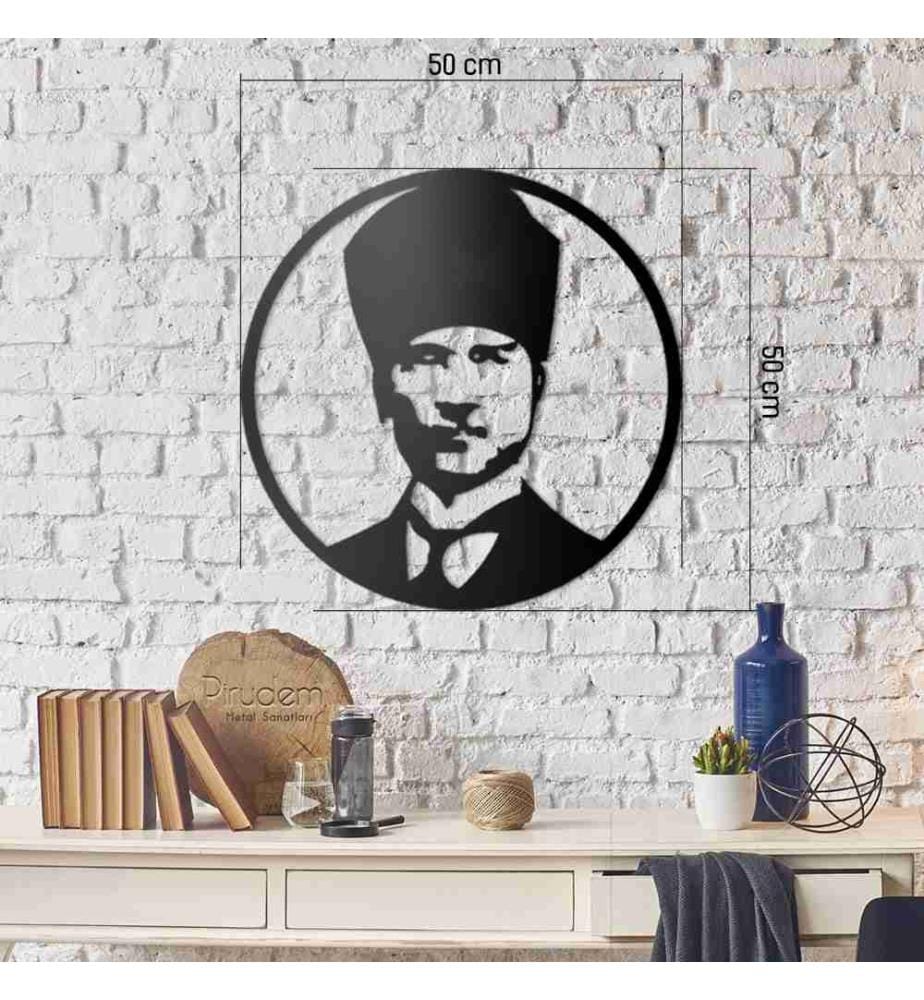 Decorative Metal Wall Accessory, Black, Metal