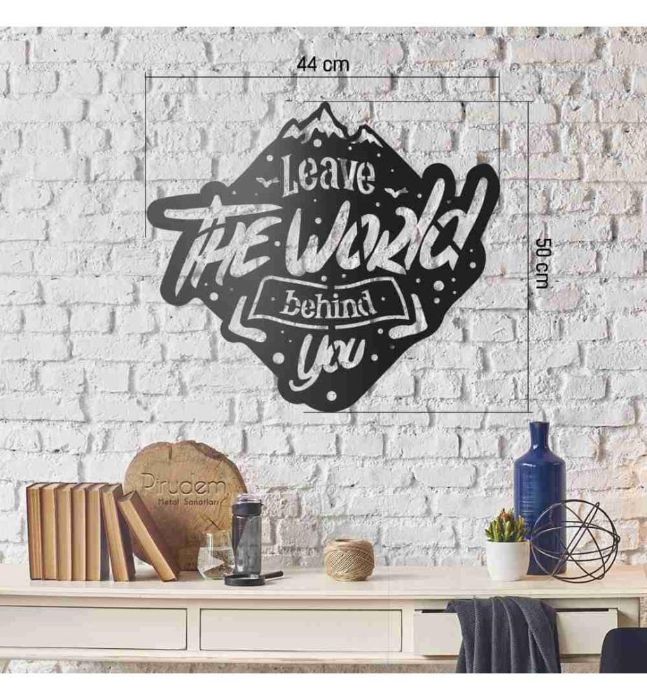 Decorative Metal Wall Accessory, Black, Metal