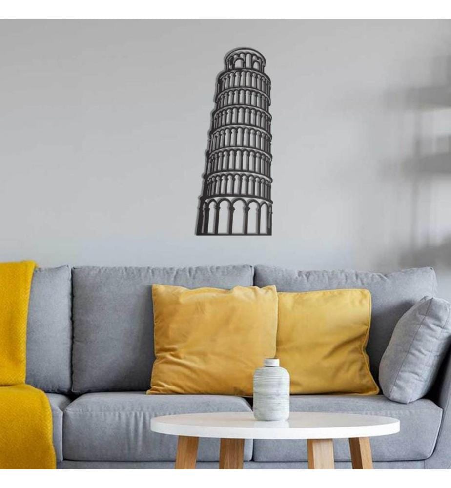 Decorative Metal Wall Accessory, Black, Metal