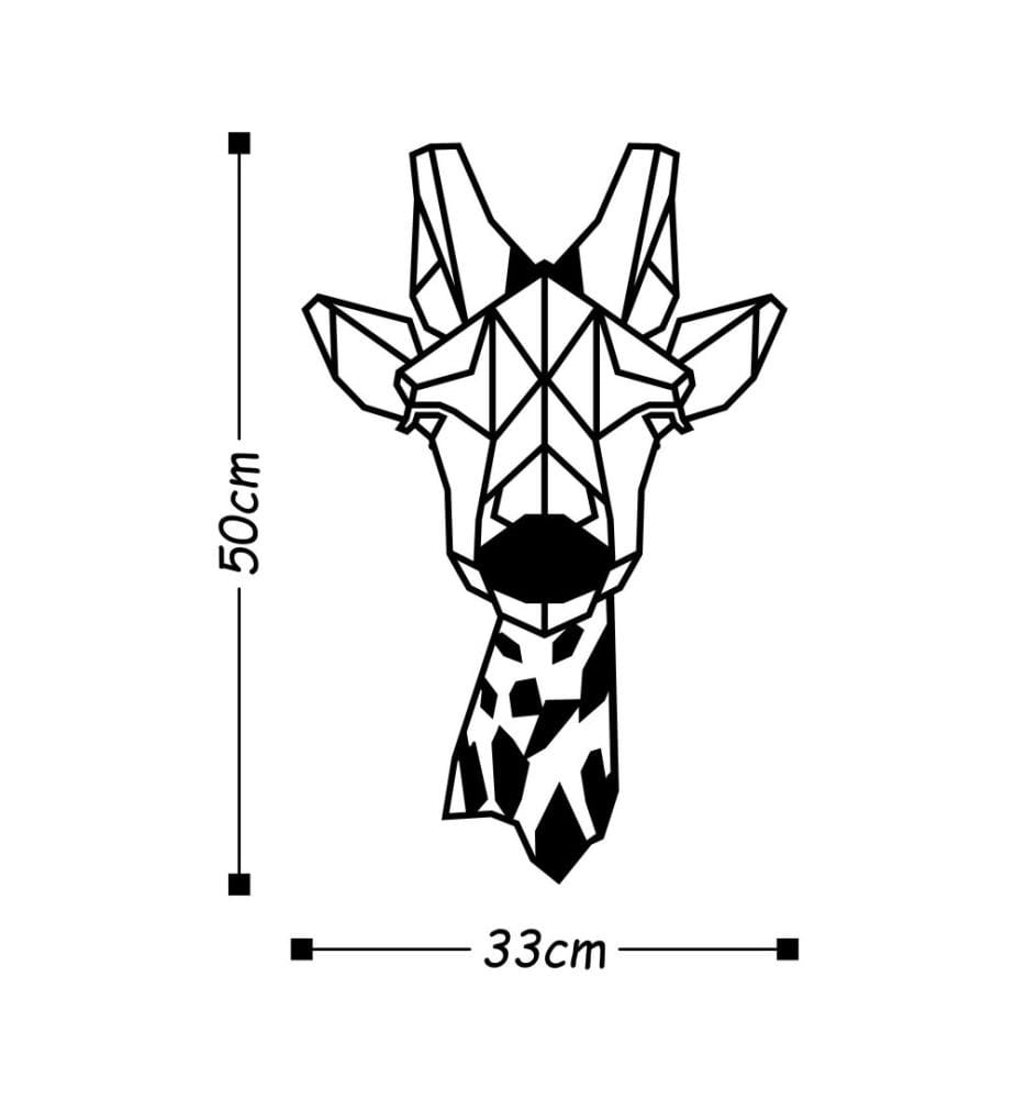 Decorative Metal Wall Accessory, Black, Metal