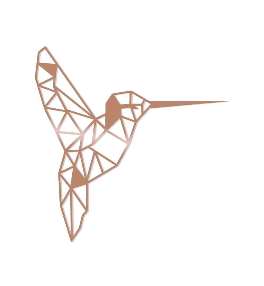 Decorative Metal Wall Accessory, Copper, Metal