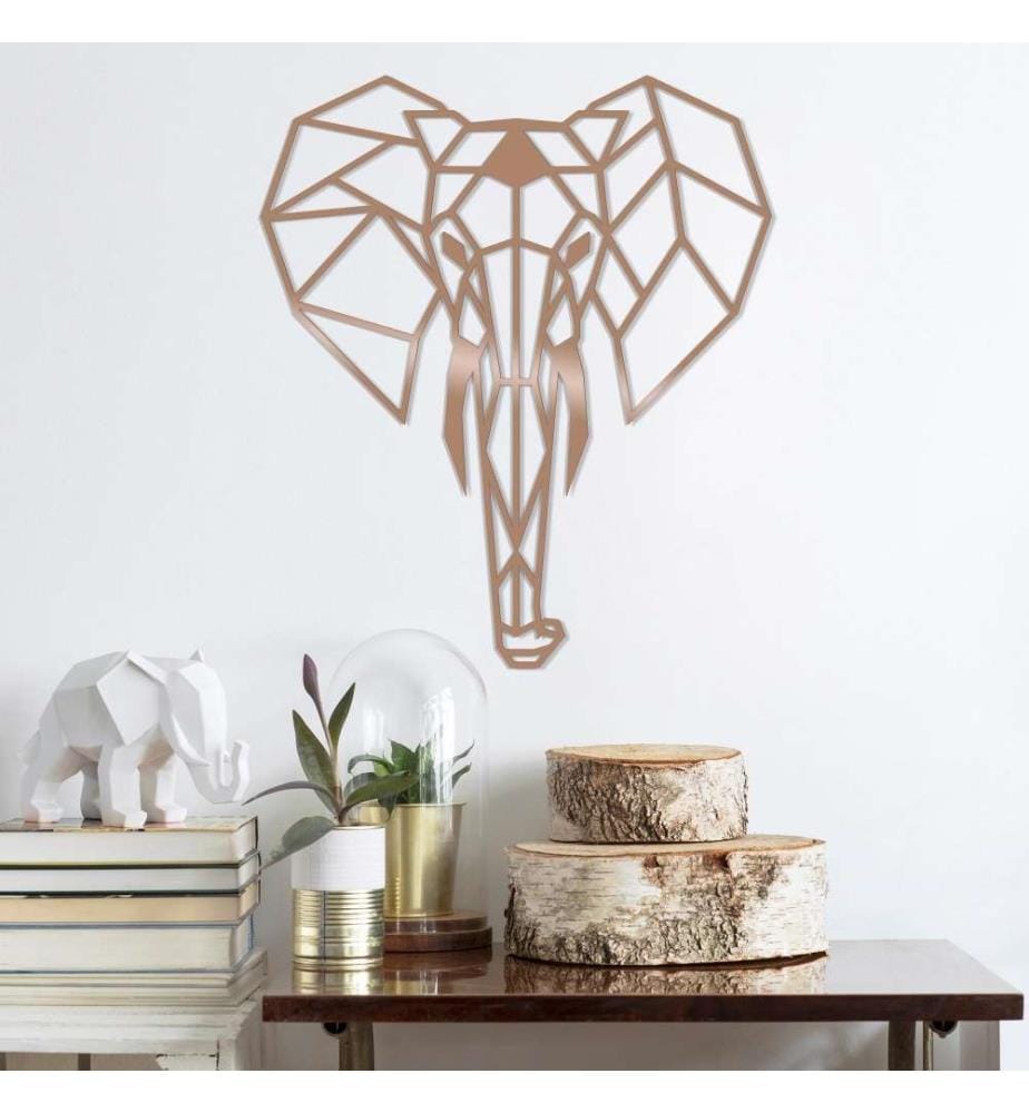 Decorative Metal Wall Accessory, Copper, Metal