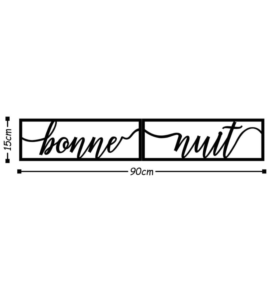 Decorative Metal Wall Accessory, Black, Metal