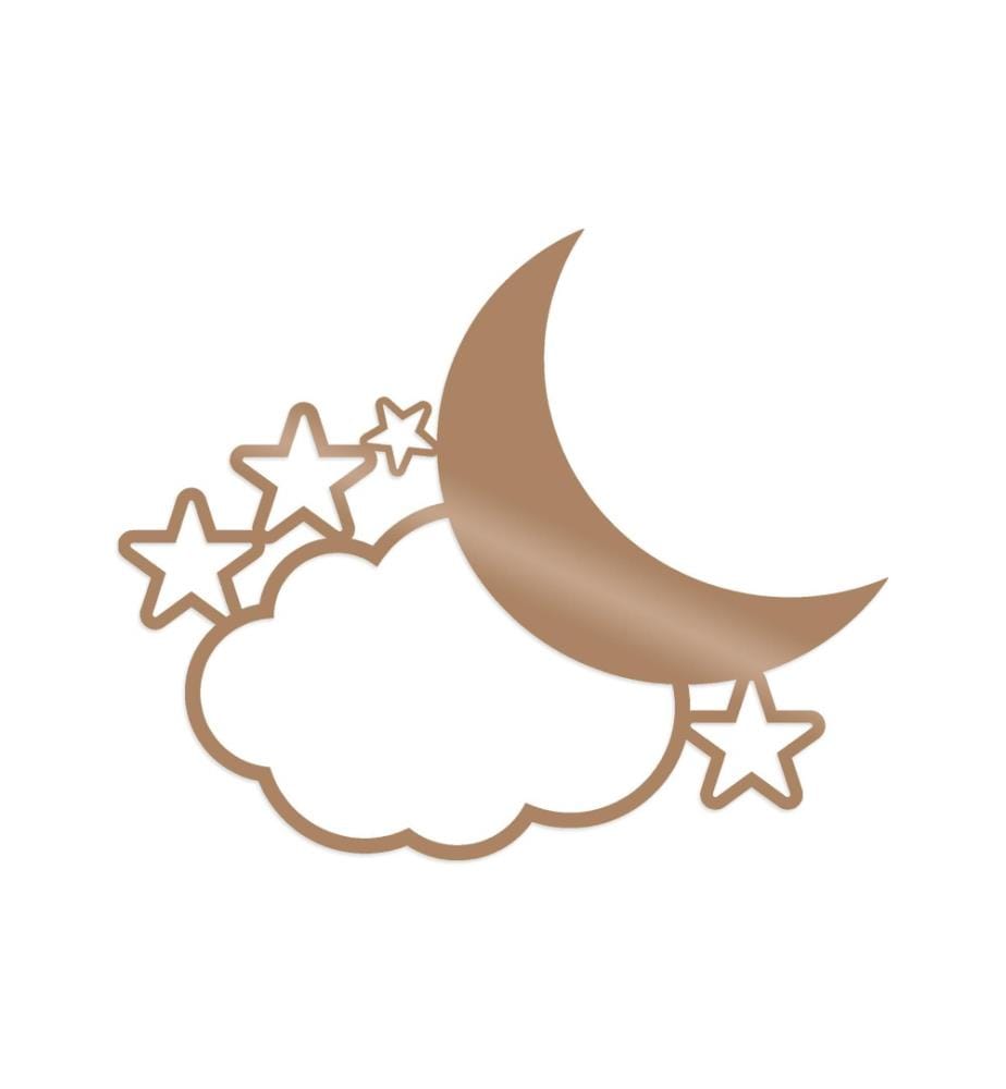 Decorative Metal Wall Accessory, Copper, Metal