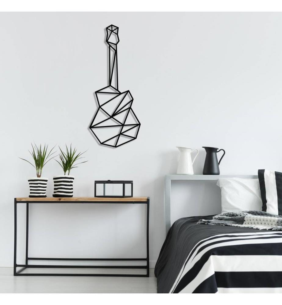 Decorative Metal Wall Accessory, Black, Metal
