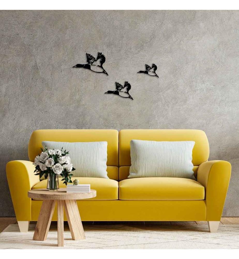 Decorative Metal Wall Accessory, Black, Metal