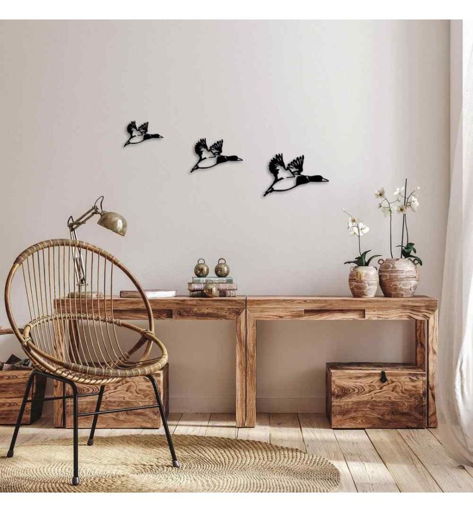 Decorative Metal Wall Accessory, Black, Metal