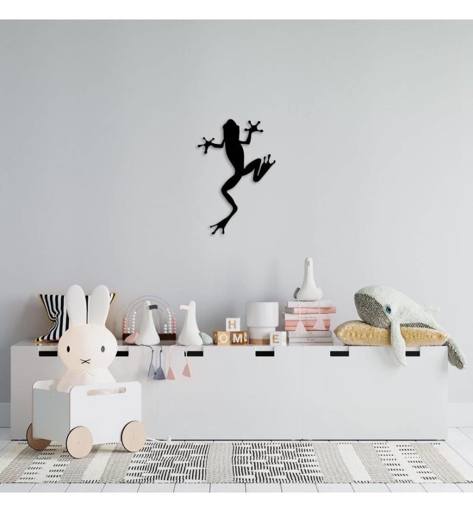 Decorative Metal Wall Accessory, Black, Metal