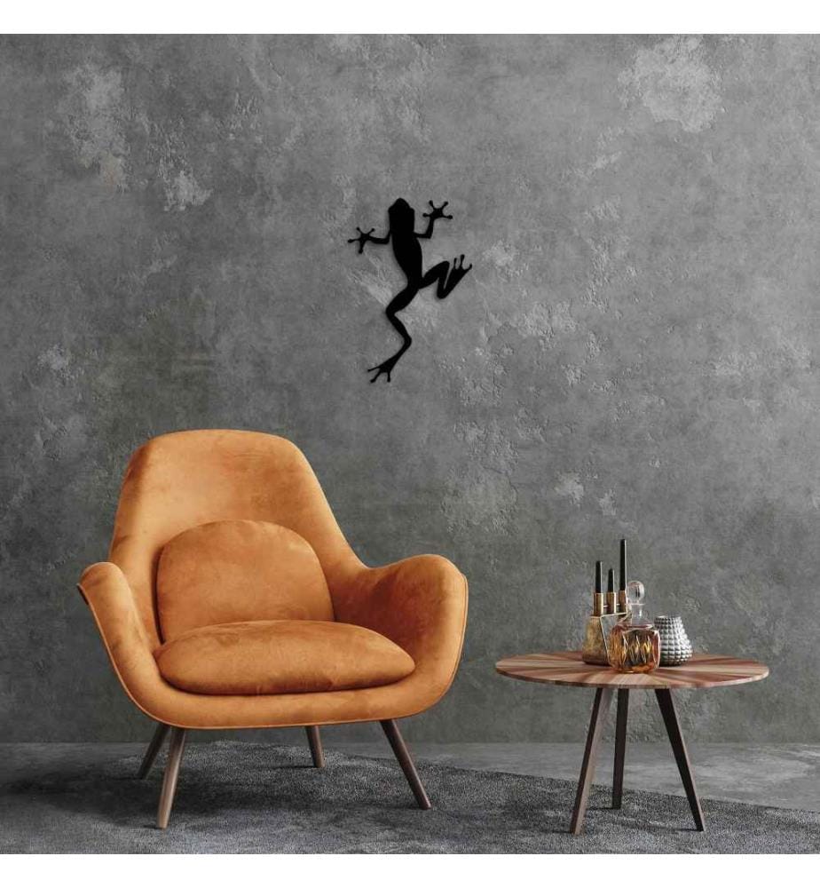 Decorative Metal Wall Accessory, Black, Metal