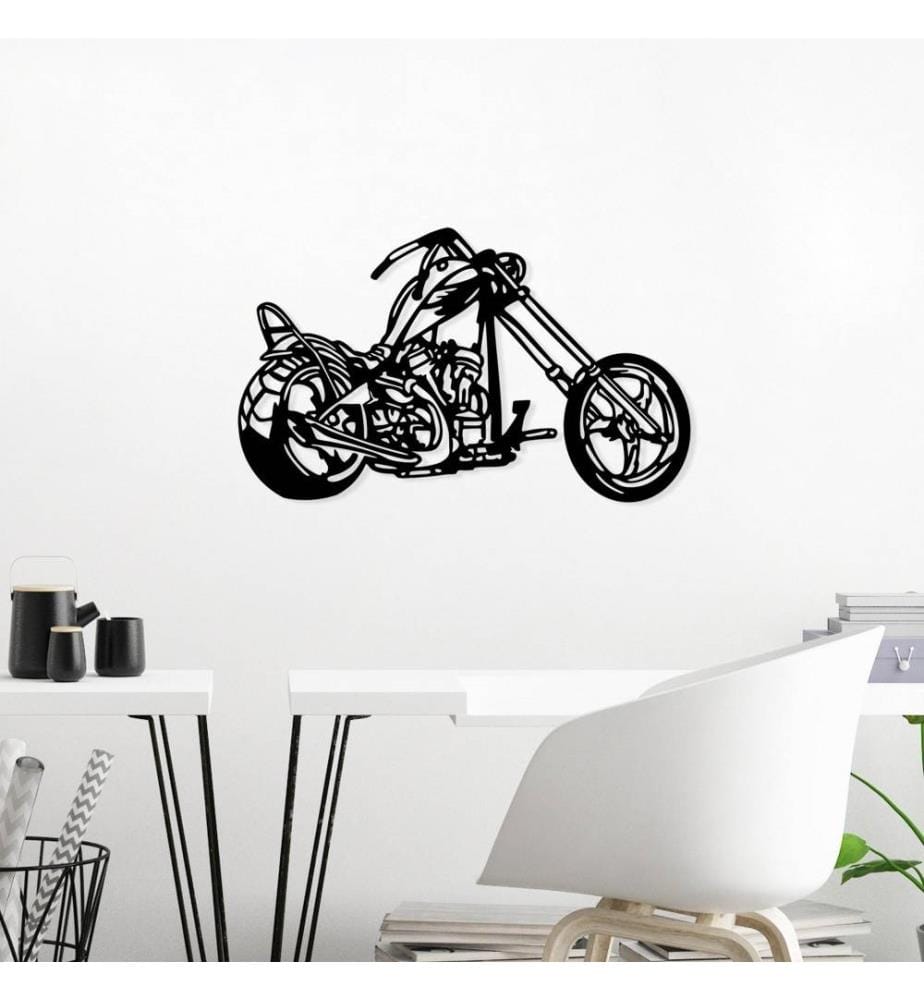 Decorative Metal Wall Accessory, Black, Metal