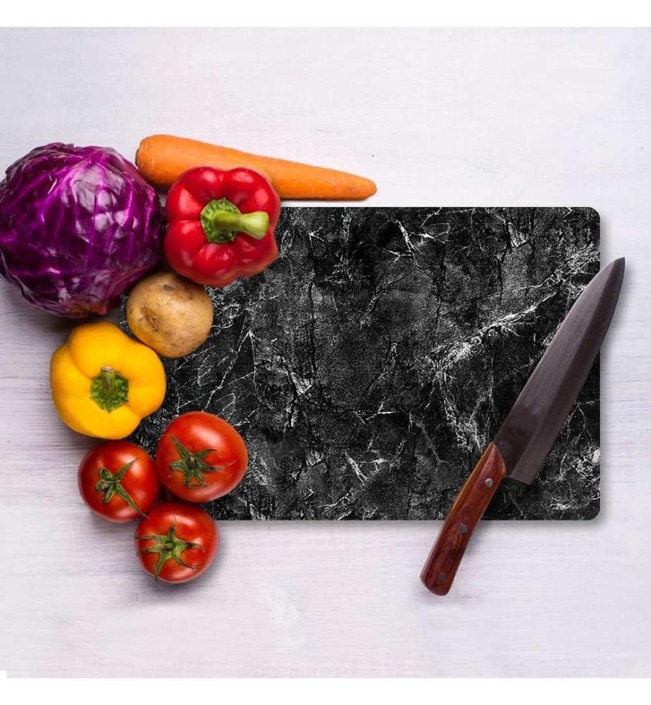 Cutting Board, Multicolor, 100% TEMPERED GLASS (Thickness: 4 mm)