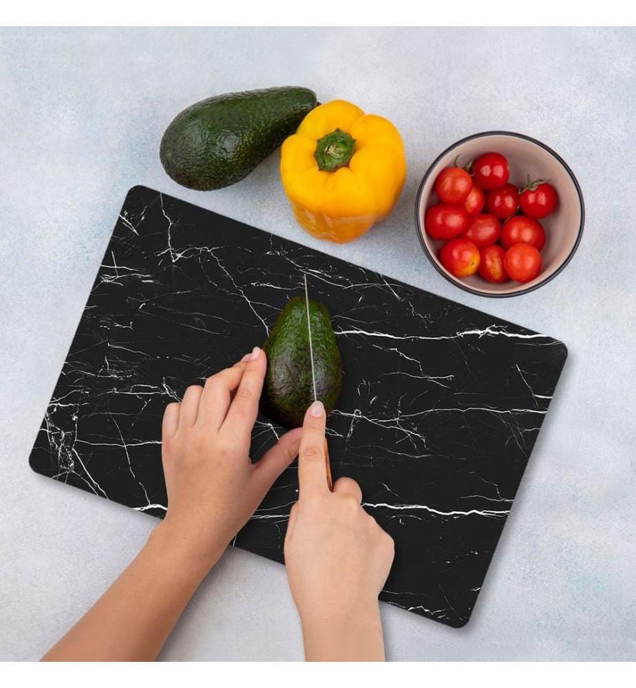 Cutting Board, Multicolor, 100% TEMPERED GLASS (Thickness: 4 mm)