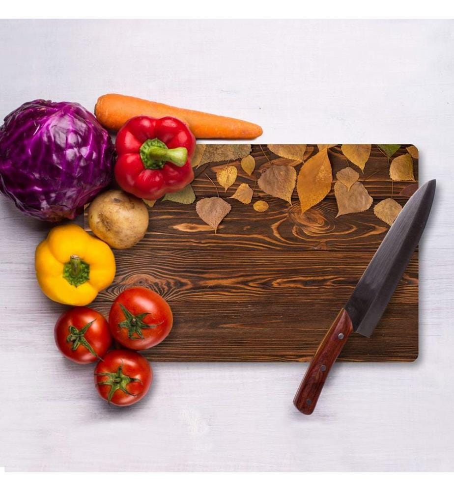 Cutting Board, Multicolor, 100% TEMPERED GLASS (Thickness: 4 mm)