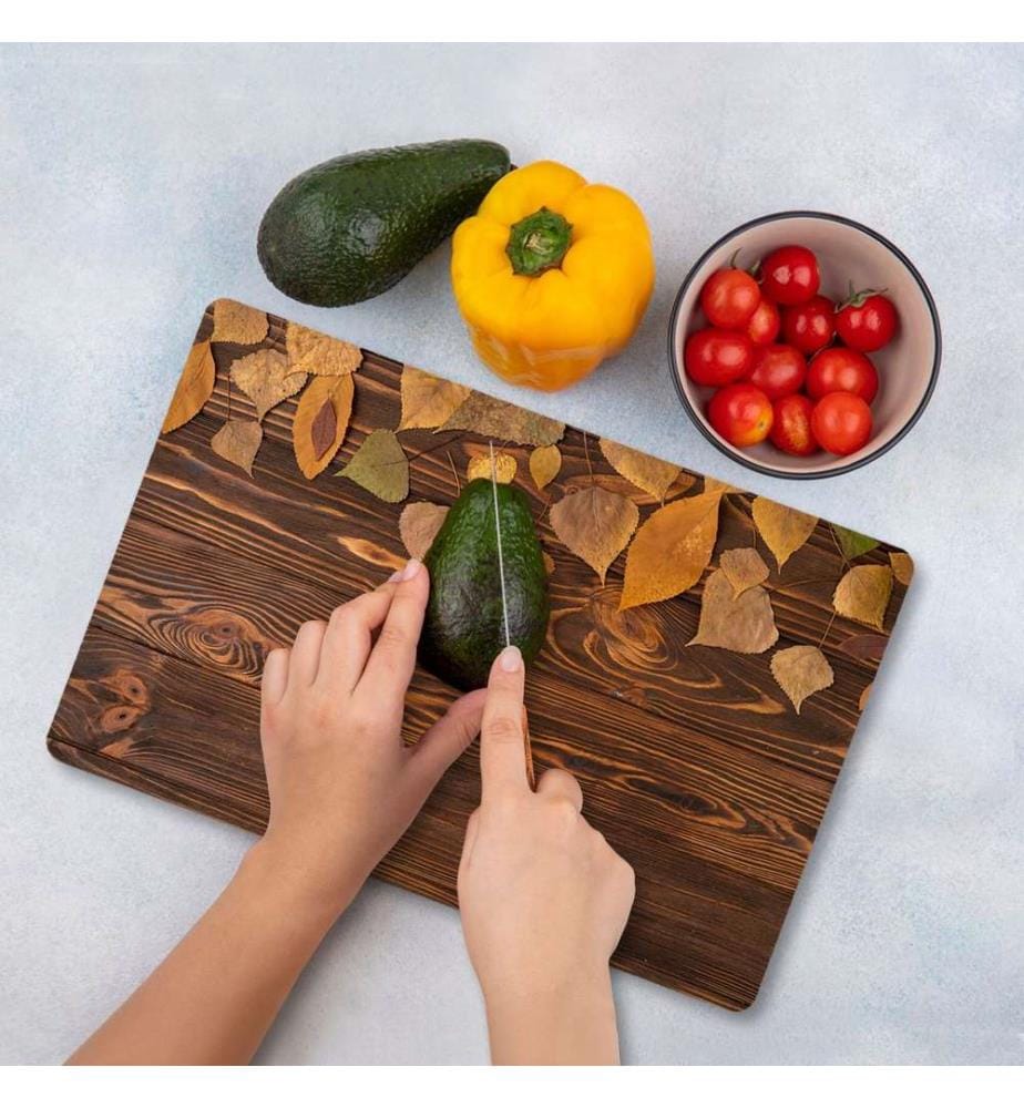 Cutting Board, Multicolor, 100% TEMPERED GLASS (Thickness: 4 mm)
