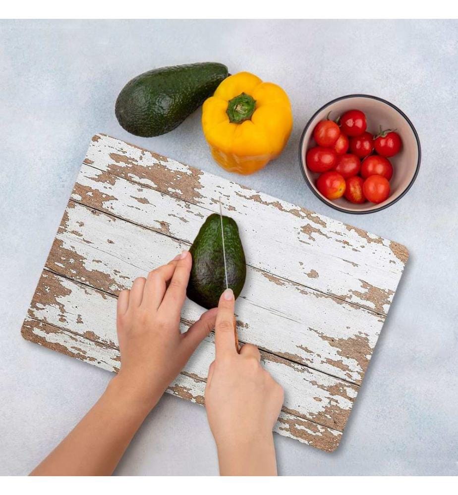 Cutting Board, Multicolor, 100% TEMPERED GLASS (Thickness: 4 mm)