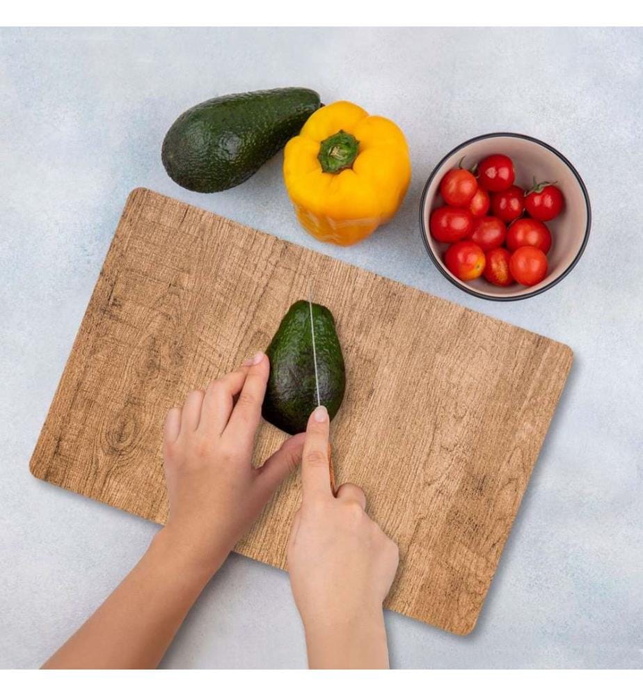 Cutting Board, Multicolor, 100% TEMPERED GLASS (Thickness: 4 mm)