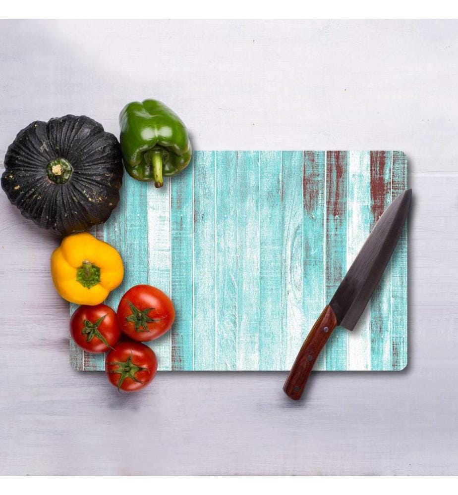 Cutting Board, Multicolor, 100% TEMPERED GLASS (Thickness: 4 mm)