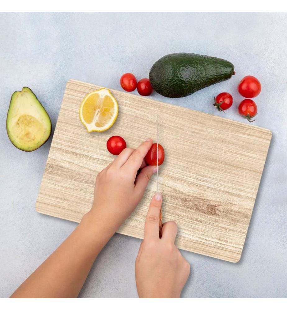 Cutting Board, Multicolor, 100% TEMPERED GLASS (Thickness: 4 mm)