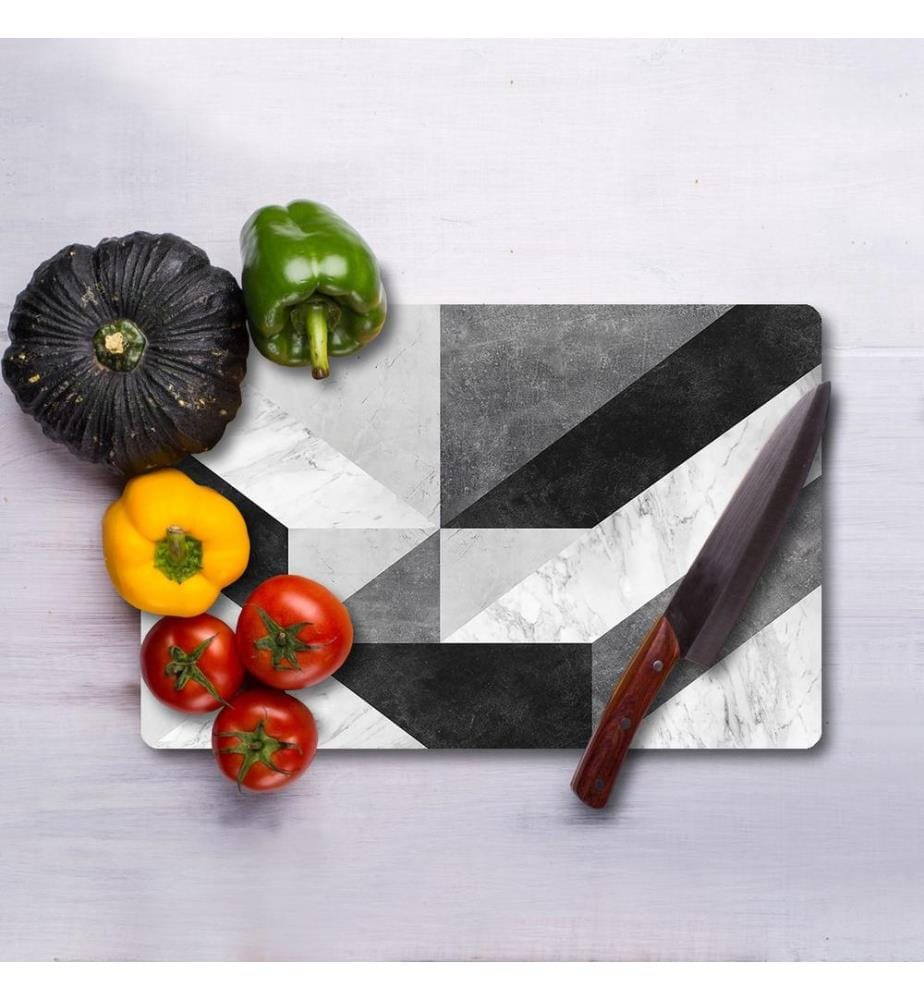 Cutting Board, Multicolor, 100% TEMPERED GLASS (Thickness: 4 mm)