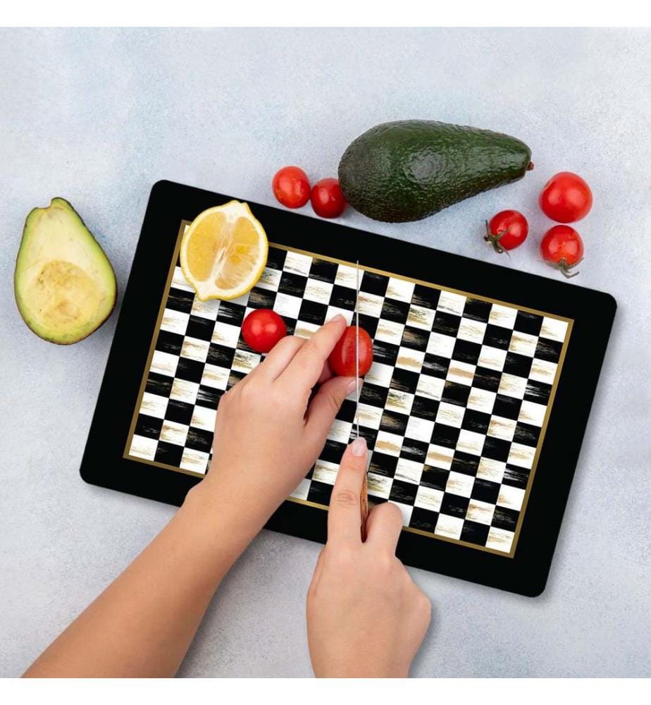 Cutting Board, Multicolor, 100% TEMPERED GLASS (Thickness: 4 mm)