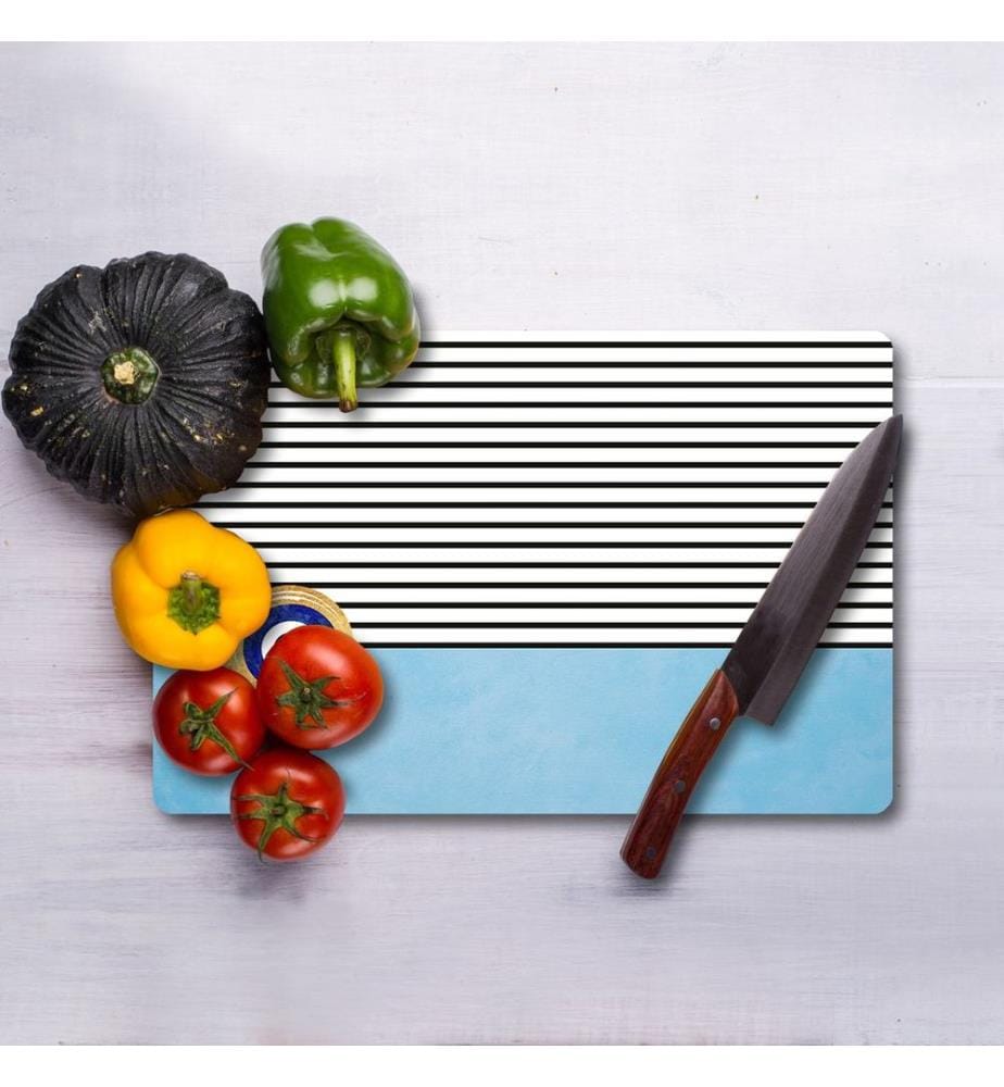 Cutting Board, Multicolor, 100% TEMPERED GLASS (Thickness: 4 mm)