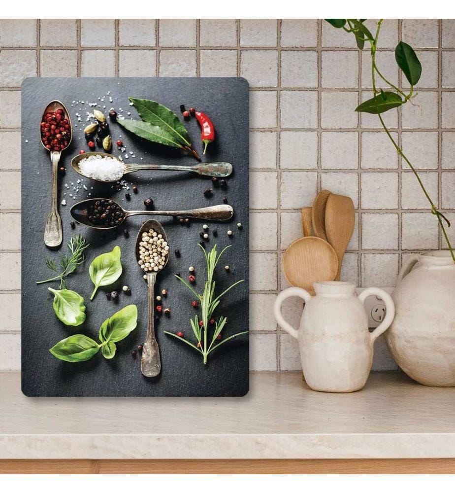Cutting Board, Multicolor, 100% TEMPERED GLASS (Thickness: 4 mm)