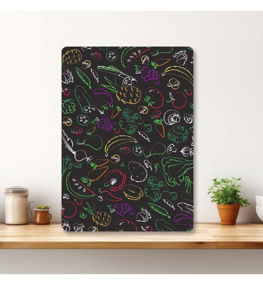 Cutting Board, Multicolor, 100% TEMPERED GLASS (Thickness: 4 mm)