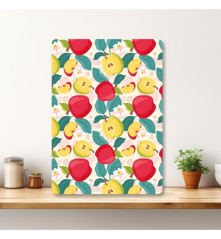 Cutting Board, Multicolor, 100% TEMPERED GLASS (Thickness: 4 mm)