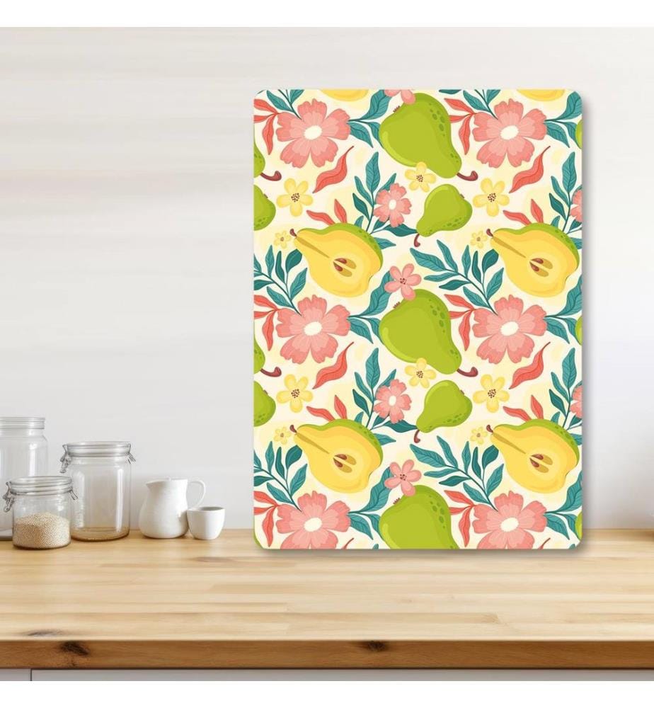 Cutting Board, Multicolor, 100% TEMPERED GLASS (Thickness: 4 mm)
