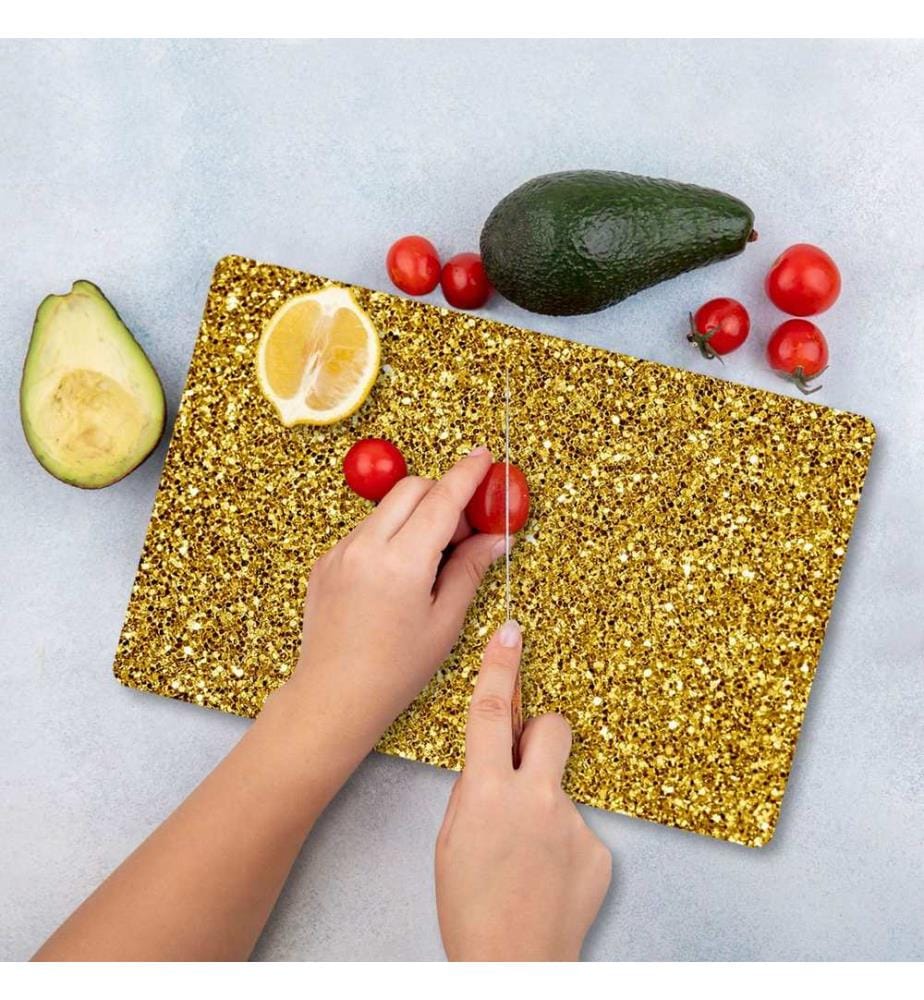 Cutting Board, Multicolor, 100% TEMPERED GLASS (Thickness: 4 mm)