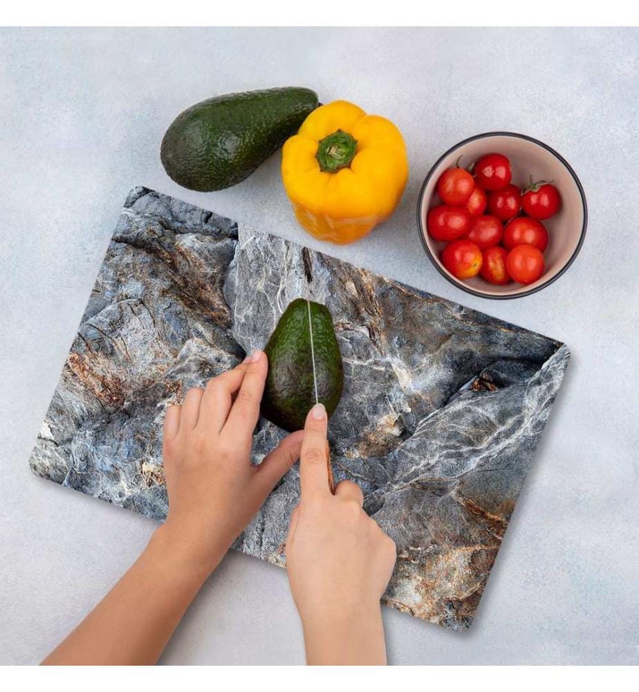 Cutting Board, Multicolor, 100% TEMPERED GLASS (Thickness: 4 mm)