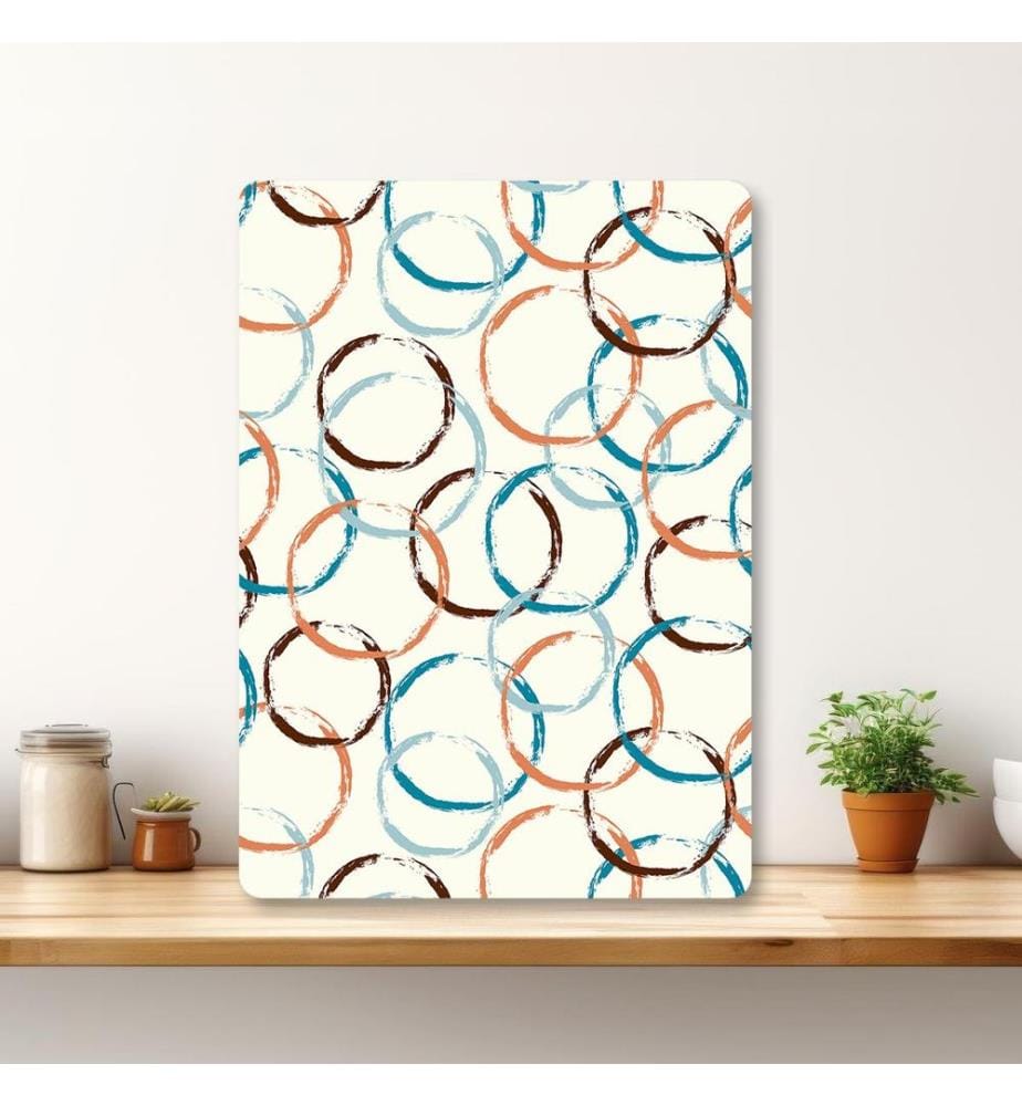 Cutting Board, Multicolor, 100% TEMPERED GLASS (Thickness: 4 mm)