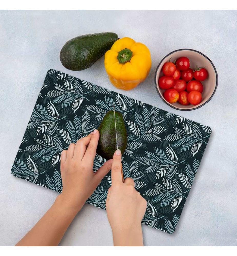Cutting Board, Multicolor, 100% TEMPERED GLASS (Thickness: 4 mm)