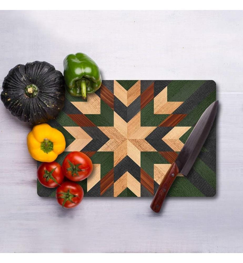 Cutting Board, Multicolor, 100% TEMPERED GLASS (Thickness: 4 mm)