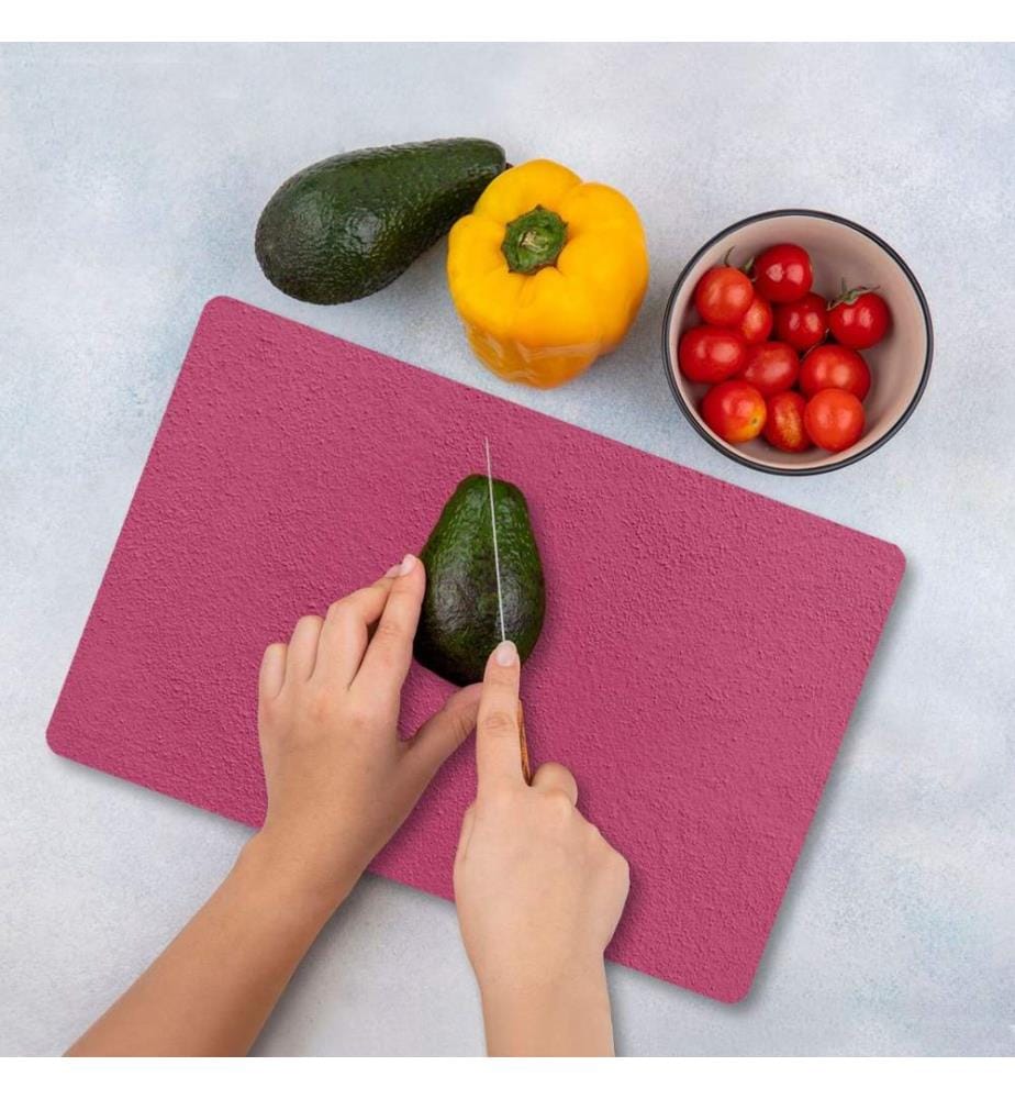 Cutting Board, Multicolor, 100% TEMPERED GLASS (Thickness: 4 mm)