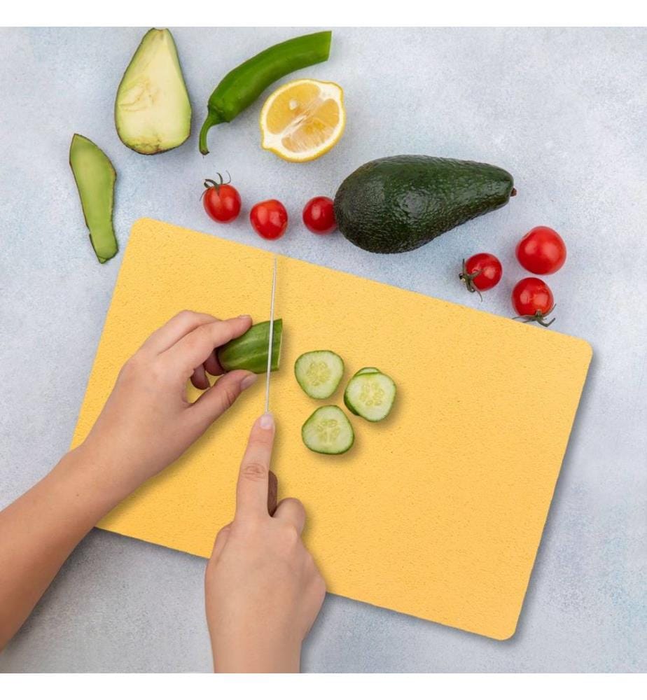 Cutting Board, Multicolor, 100% TEMPERED GLASS (Thickness: 4 mm)