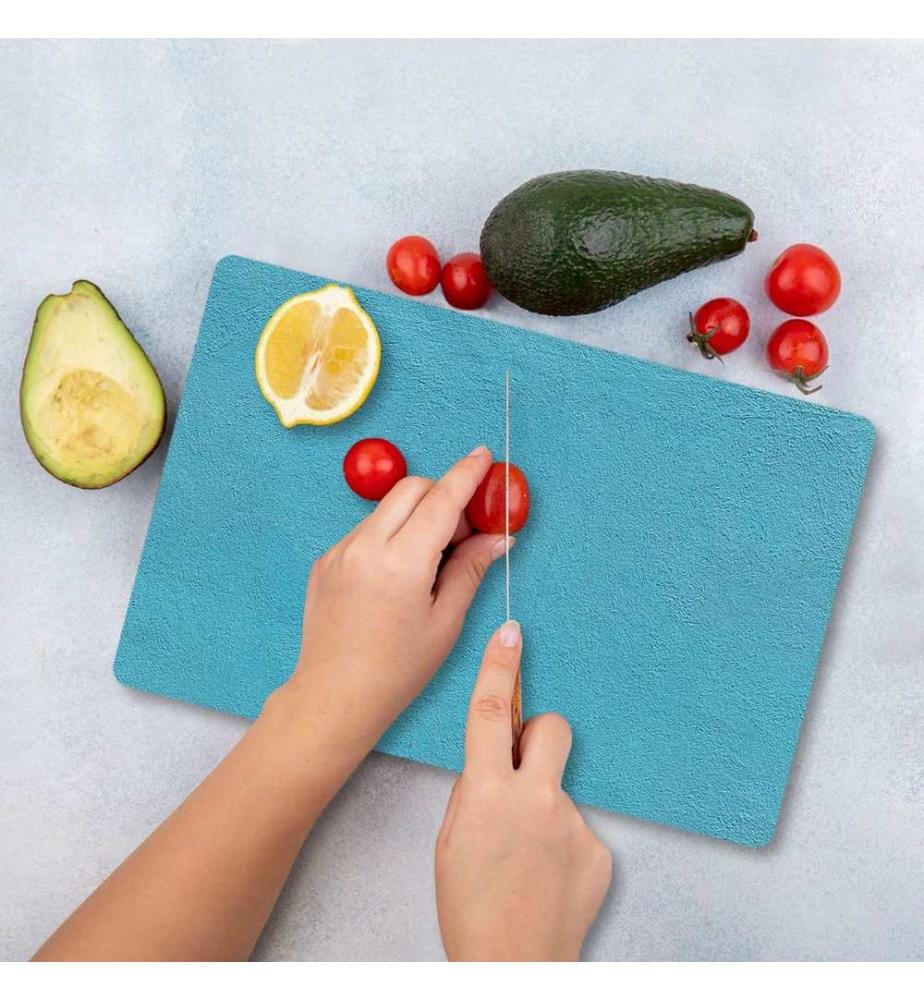 Cutting Board, Multicolor, 100% TEMPERED GLASS (Thickness: 4 mm)