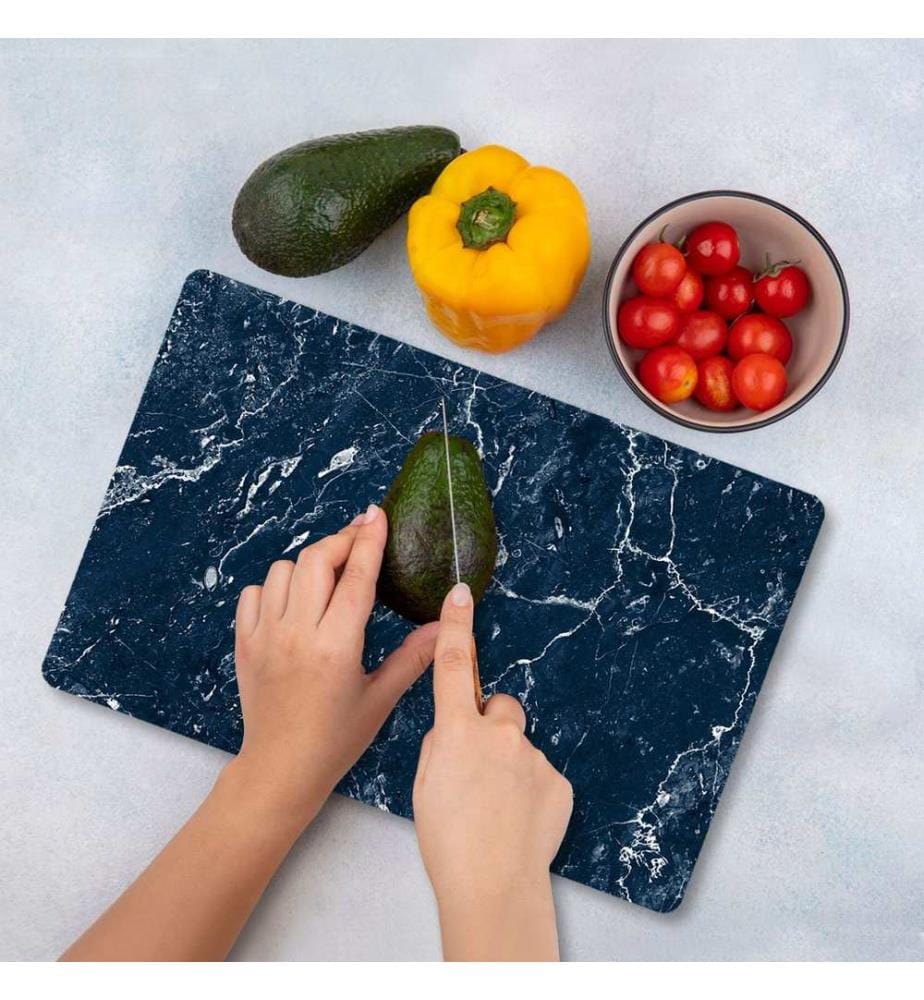 Cutting Board, Multicolor, 100% TEMPERED GLASS (Thickness: 4 mm)