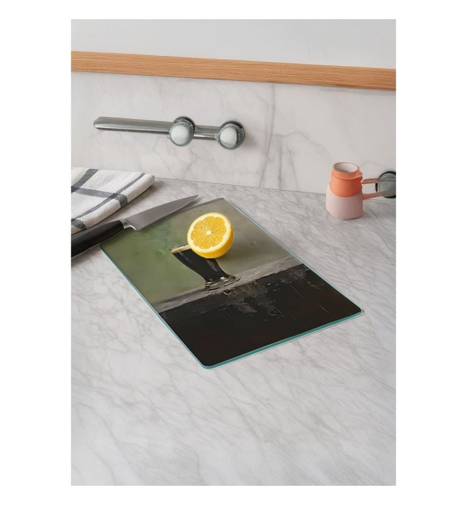 Cutting Board, Multicolor, 100% TEMPERED GLASS (Thickness: 4 mm)