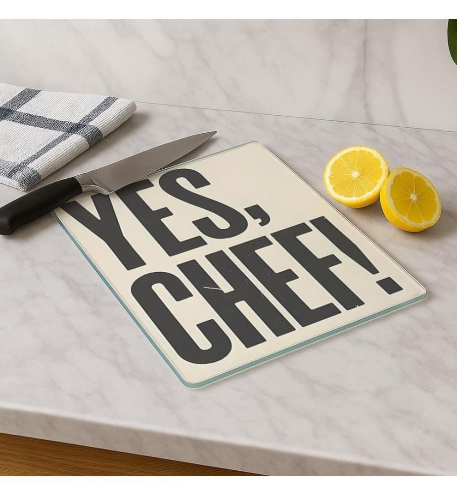 Cutting Board, Multicolor, 100% TEMPERED GLASS (Thickness: 4 mm)