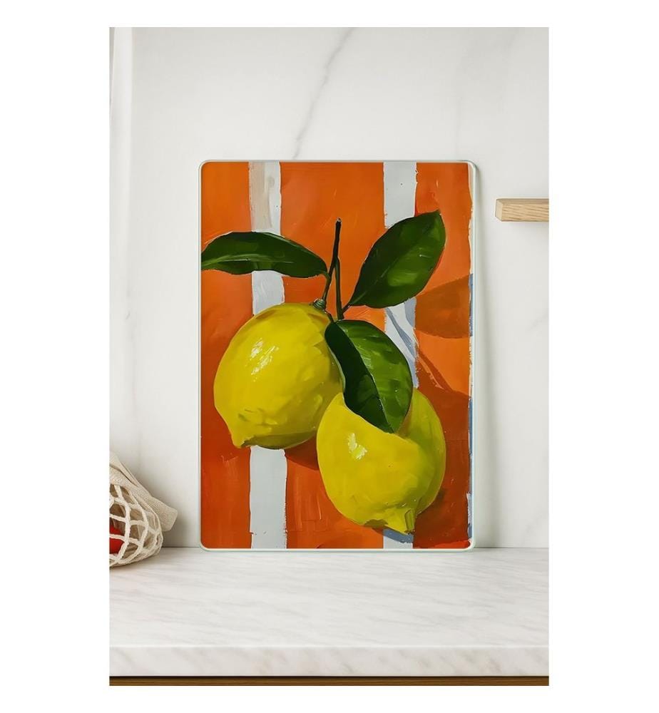 Cutting Board, Multicolor, 100% TEMPERED GLASS (Thickness: 4 mm)