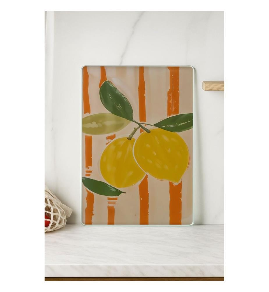 Cutting Board, Multicolor, 100% TEMPERED GLASS (Thickness: 4 mm)