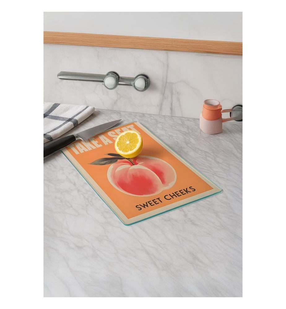 Cutting Board, Multicolor, 100% TEMPERED GLASS (Thickness: 4 mm)