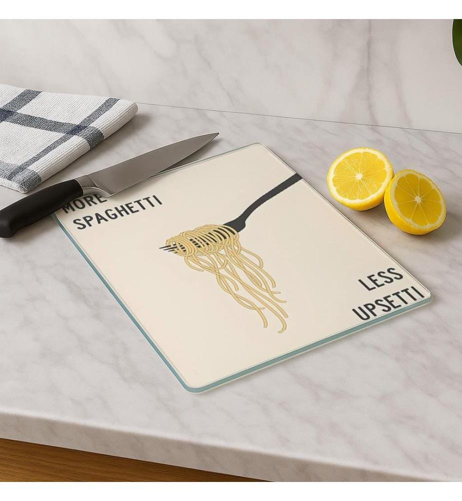 Cutting Board, Multicolor, 100% TEMPERED GLASS (Thickness: 4 mm)