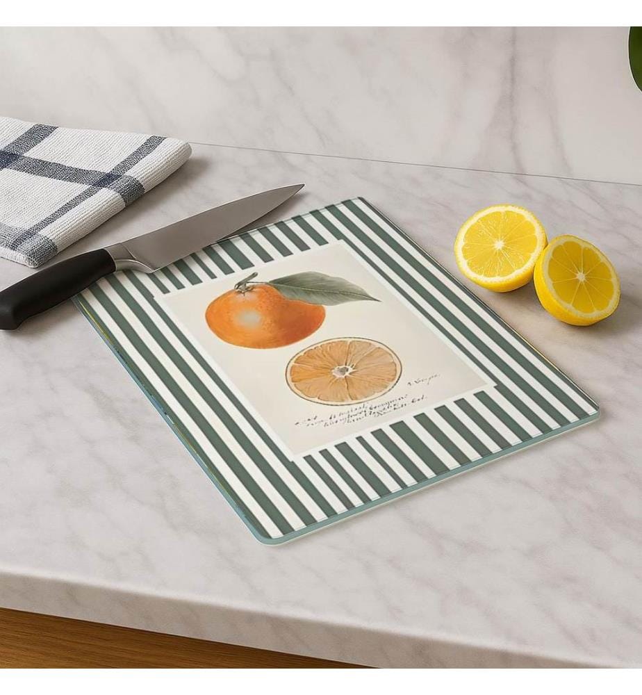 Cutting Board, Multicolor, 100% TEMPERED GLASS (Thickness: 4 mm)