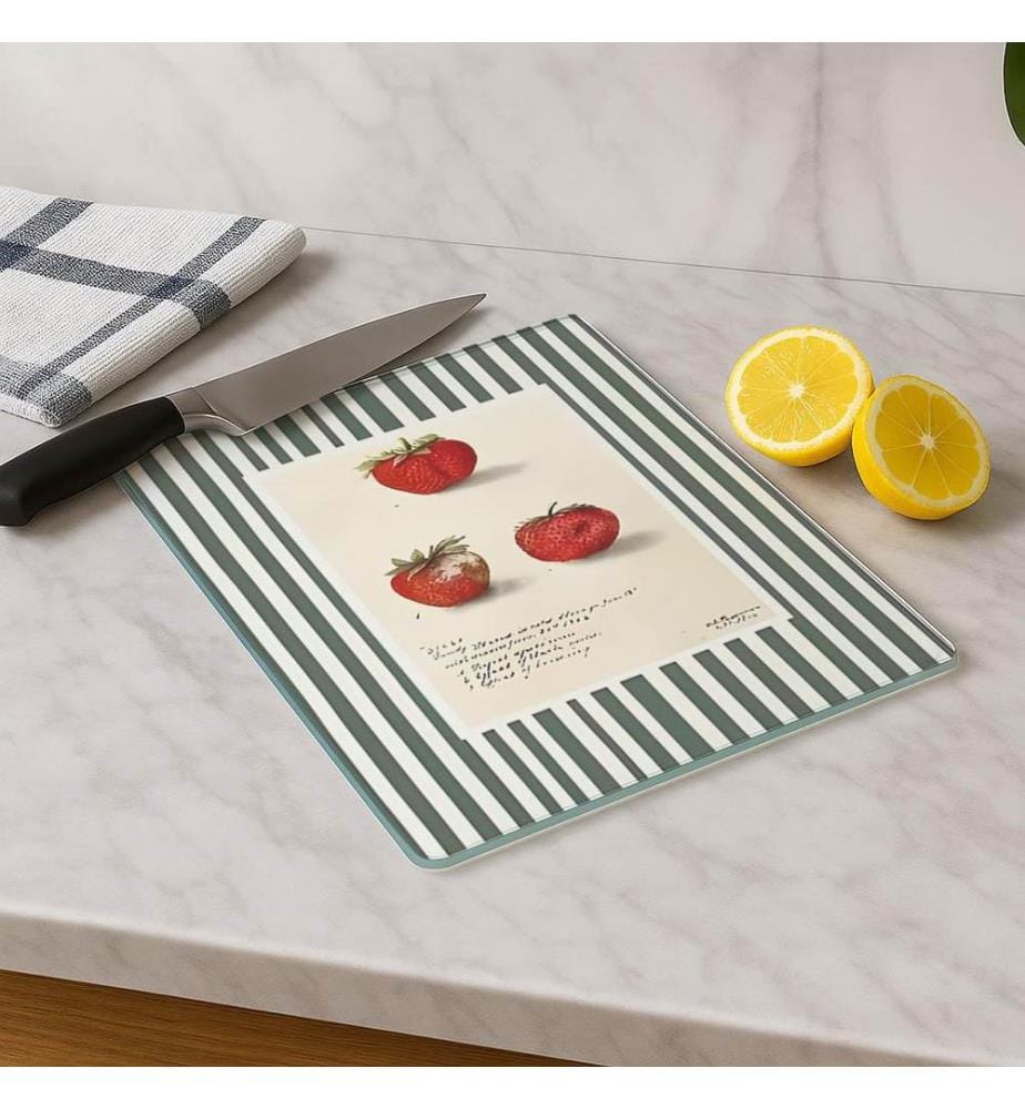 Cutting Board, Multicolor, 100% TEMPERED GLASS (Thickness: 4 mm)