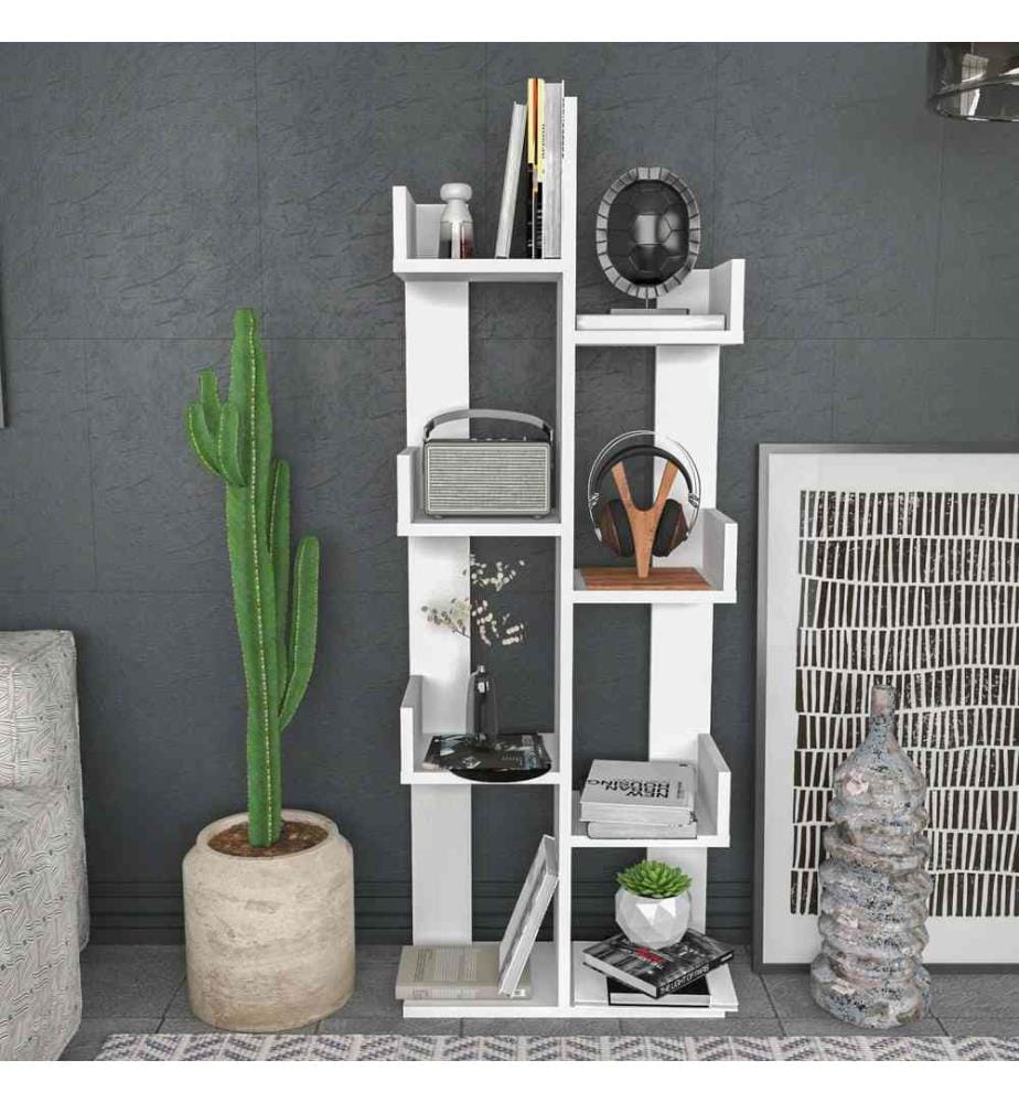 Scaffale, bianco, pannello truciolare rivestito in melamina