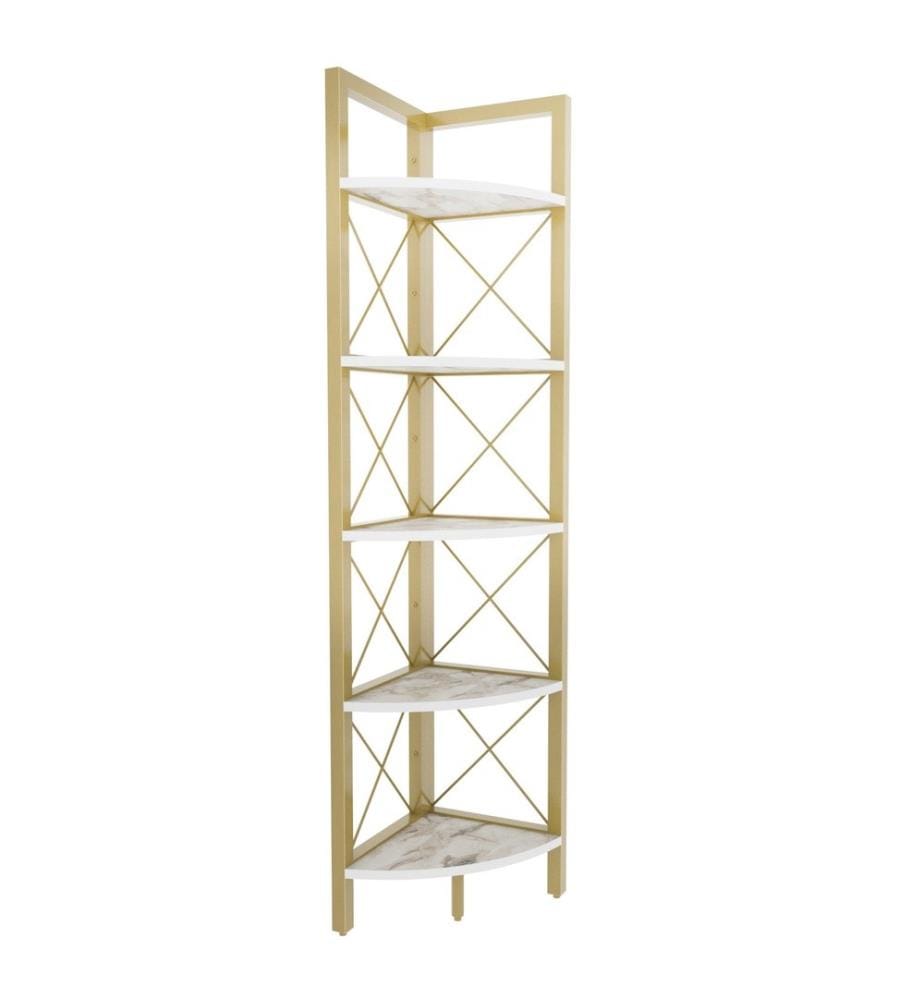 Libreria, Oro, Pannello di particelle rivestito di melamina